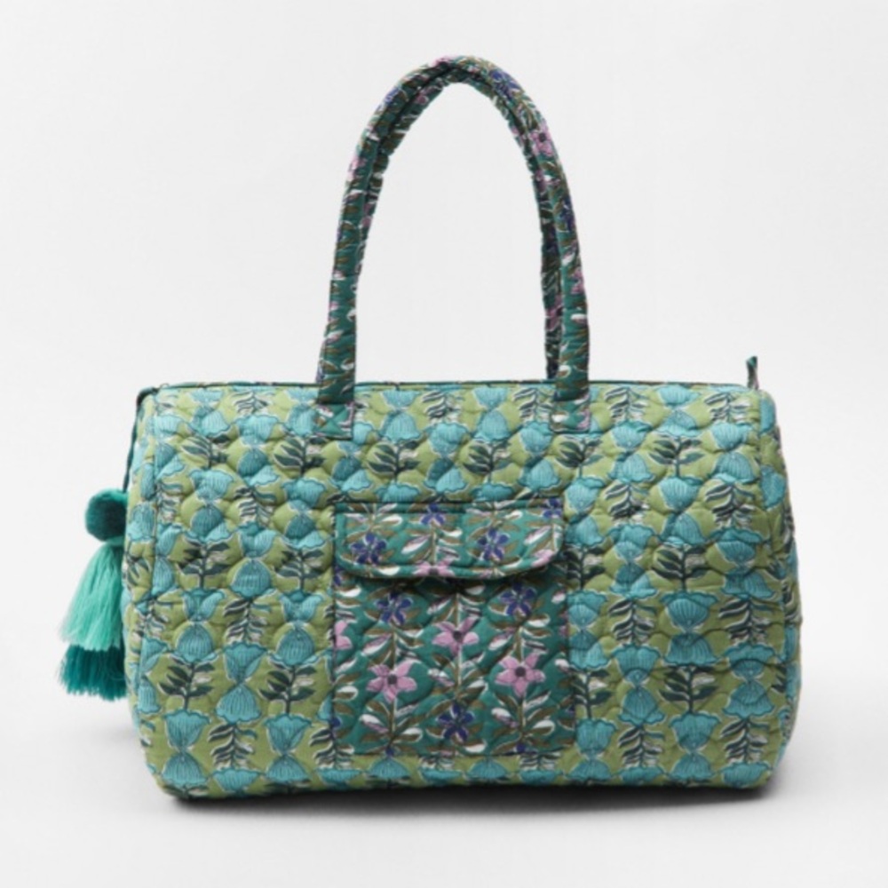 Zara Quilted Duffle Bag